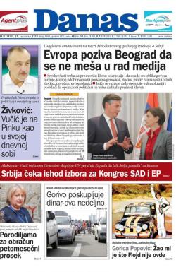 Danas - broj 7668, 27. sep 2018.