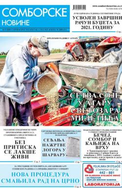 Somborske novine - broj 3541, 6. maj 2022.
