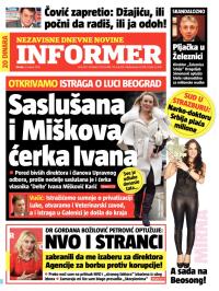 Informer - broj 218, 22. jan 2013.