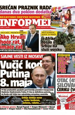 Informer - broj 1830, 30. apr 2018.