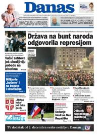 Danas - broj 8827, 29. nov 2021.