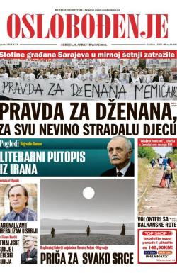 Oslobođenje - broj 24.921, 9. apr 2016.
