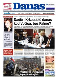 Danas - broj 6035, 8. apr 2014.