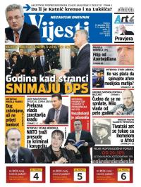 Vijesti - broj 6383, 31. dec 2015.