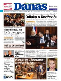 Danas - broj 5635, 4. mar 2013.