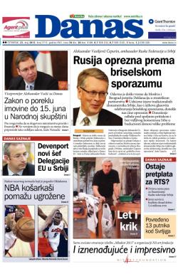 Danas - broj 5715, 23. maj 2013.