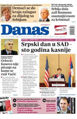 Danas - broj 7607-7608, 28. jul 2018.