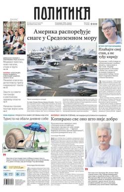 Politika - broj 40066, 22. jun 2025.