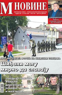 M Novine, Sr. Mitrovica - broj 961, 20. maj 2020.