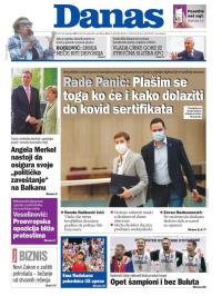 Danas - broj 8750, 13. sep 2021.