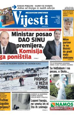Vijesti - broj 6042, 22. jan 2015.