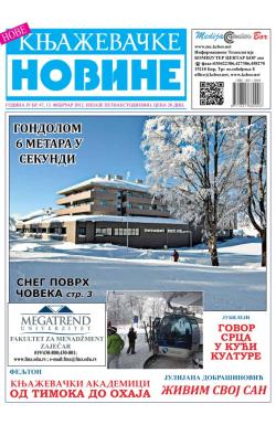 Nove knjaževačke novine - broj 47, 13. feb 2012.