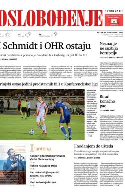 Oslobođenje - broj 27055, 29. jul 2022.