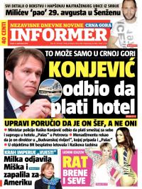 Informer CG - broj 711, 3. sep 2014.