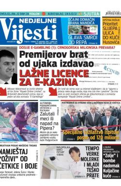 Vijesti - broj 6288, 27. sep 2015.
