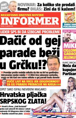 Informer - broj 426, 26. sep 2013.