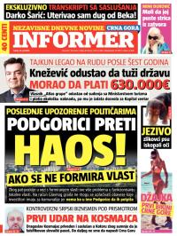 Informer CG - broj 675, 23. jul 2014.
