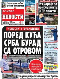 Večernje novosti - broj 3285, 26. jun 2019.