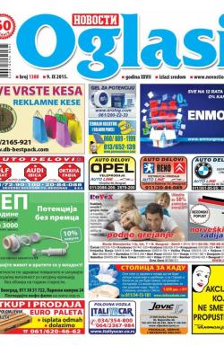 Novosti oglasi - broj 1380, 9. sep 2015.