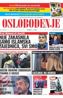 Oslobođenje - broj 24.859, 7. feb 2016.