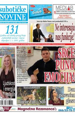 Nove Subotičke novine - broj 362, 15. mar 2024.