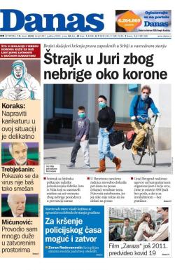 Danas - broj 8207, 19. mar 2020.