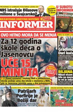 Informer - broj 2689, 25. feb 2021.