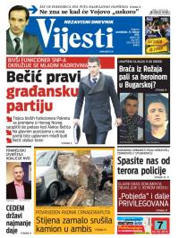 Vijesti - broj 6074, 23. feb 2015.