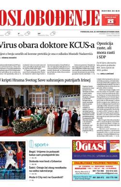 Oslobođenje - broj 26541, 23. nov 2020.