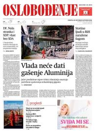 Oslobođenje - broj 25826, 20. okt 2018.