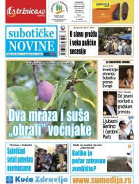 Nove Subotičke novine - broj 37, 14. sep 2012.
