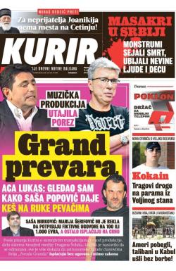 Kurir - broj 2694, 16. avg 2021.