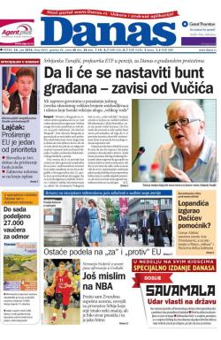 Danas - broj 6843, 24. jun 2016.