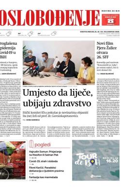 Oslobođenje - broj 26433, 18. jul 2020.