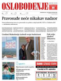 Oslobođenje - broj 25807, 1. okt 2018.