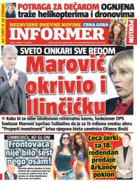 Informer CG - broj 1222, 7. maj 2016.