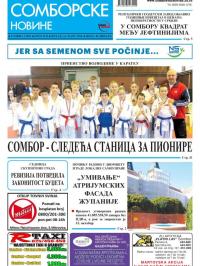 Somborske novine - broj 3325, 16. mar 2018.