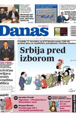 Danas - broj 9486, 16. dec 2023.