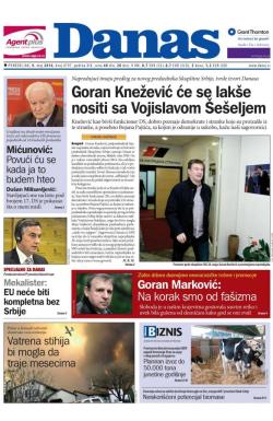 Danas - broj 6797, 9. maj 2016.