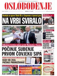 Oslobođenje - broj 24.351, 17. sep 2014.