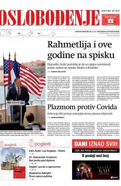 Oslobođenje - broj 26498, 3. okt 2020.