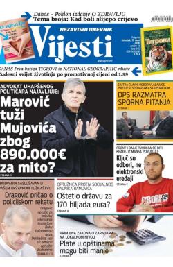 Vijesti - broj 6457, 17. mar 2016.