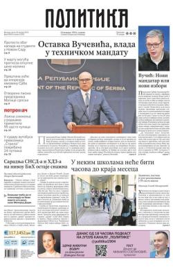 Politika - broj 39928, 29. jan 2025.