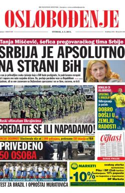 Oslobođenje - broj 24.154, 4. mar 2014.