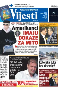 Vijesti - broj 5738, 20. mar 2014.