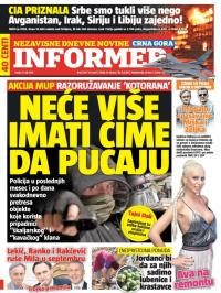 Informer CG - broj 1291, 27. jul 2016.
