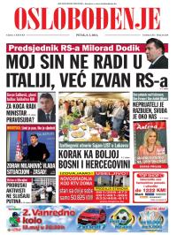 Oslobođenje - broj 24.220, 9. maj 2014.