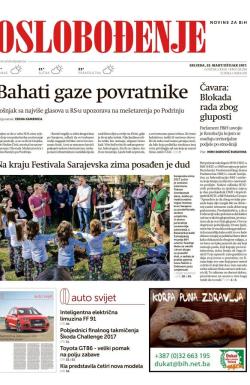 Oslobođenje - broj 25259, 22. mar 2017.