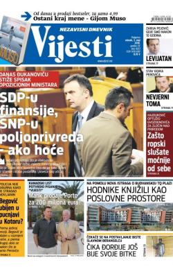 Vijesti - broj 6503, 3. maj 2016.