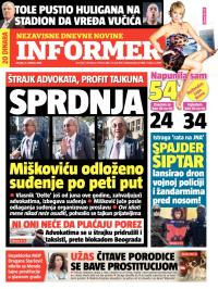 Informer - broj 752, 21. okt 2014.
